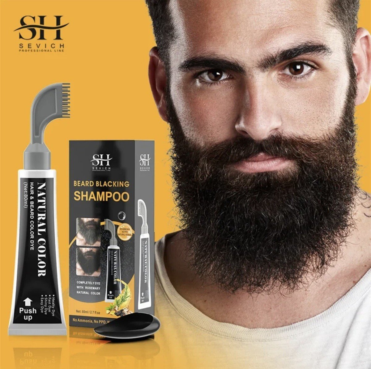 sevich Beard blacking shampoo